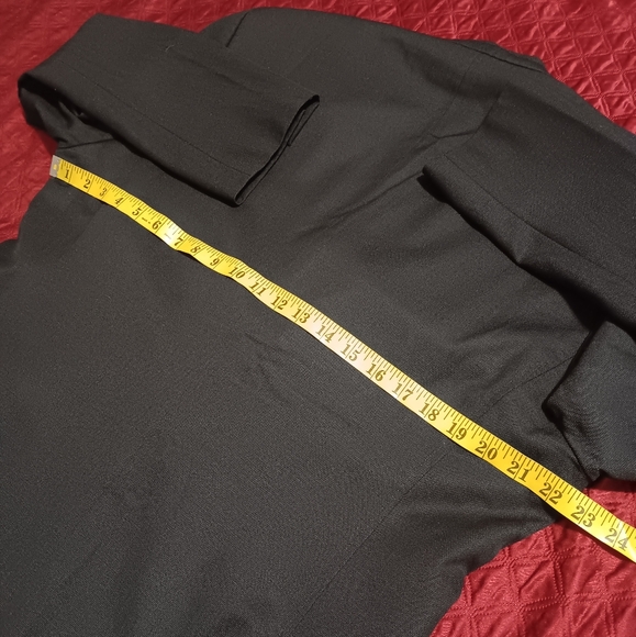 ZARA BLACK TAG by Zara Man Blazer Jacket Black Sz46 Slim Suit Two Button - Picture 4 of 13